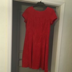 Red cocktail dress